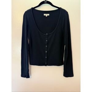 Madewell Ribbed Long Sleeve Top